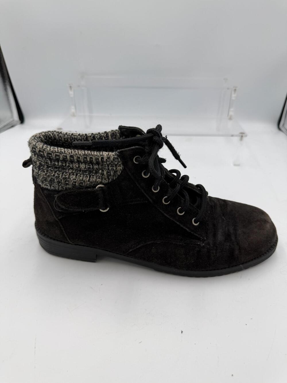 Rugged Outback Boots Womens Size 8 Brown Leather Combat Ankle Lace Up Casual